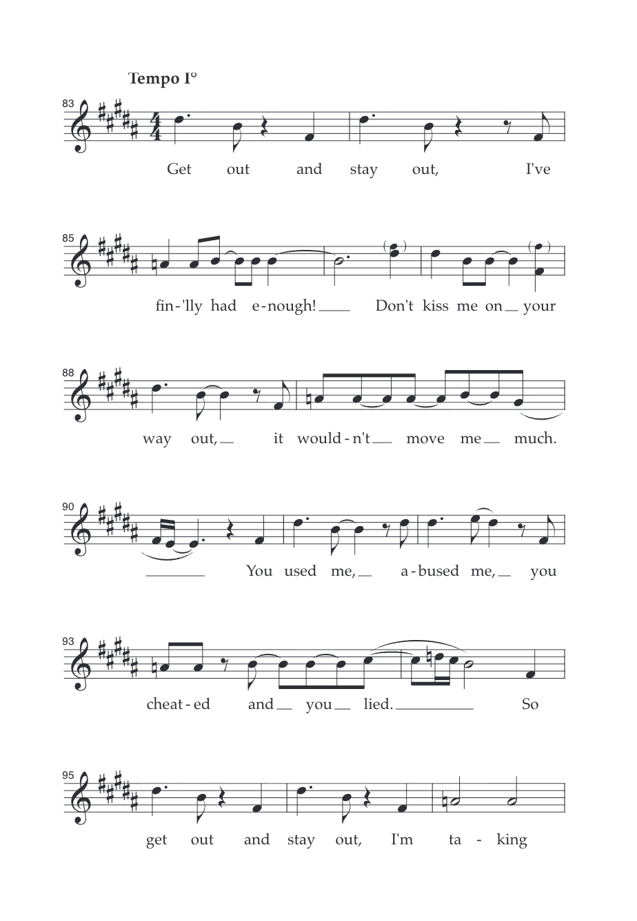 Get Out and Stay Out