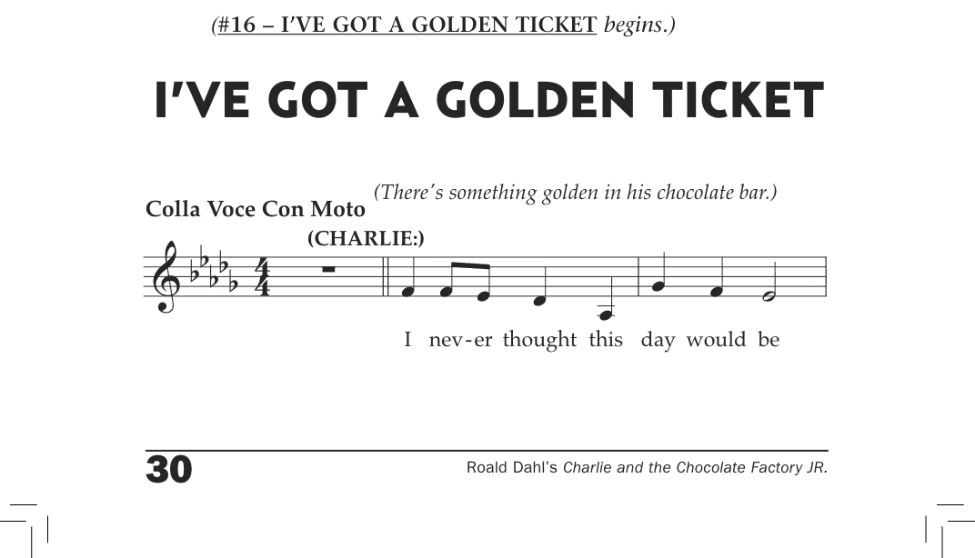 I've Got A Golden Ticket