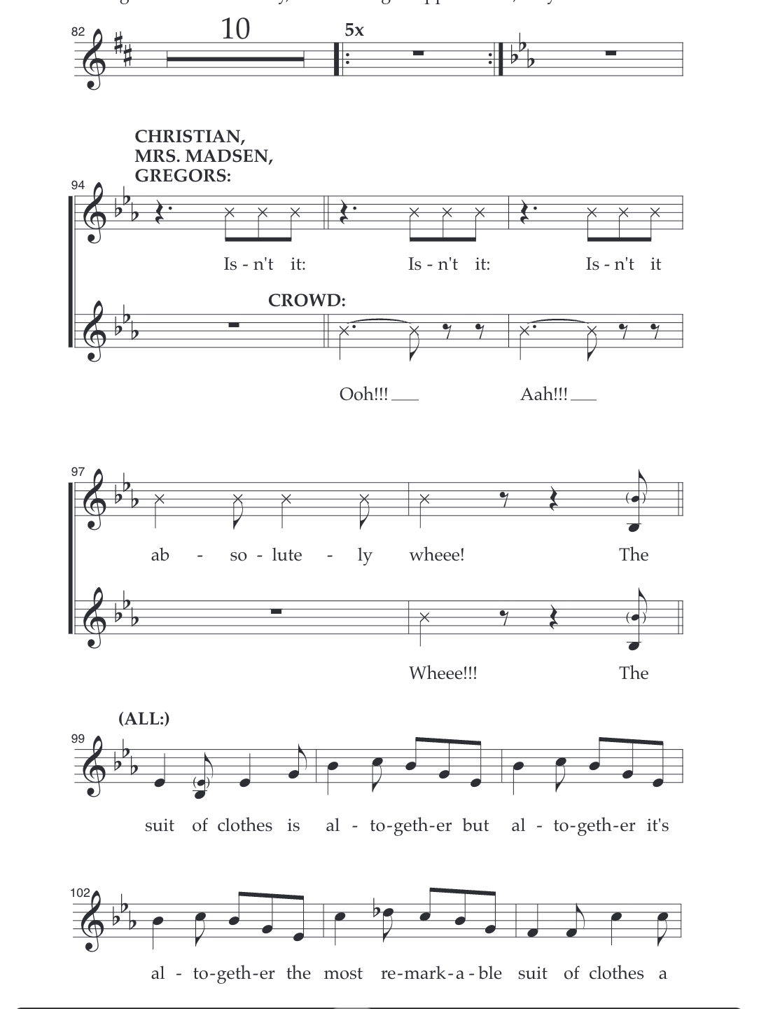 The King's New Clothes