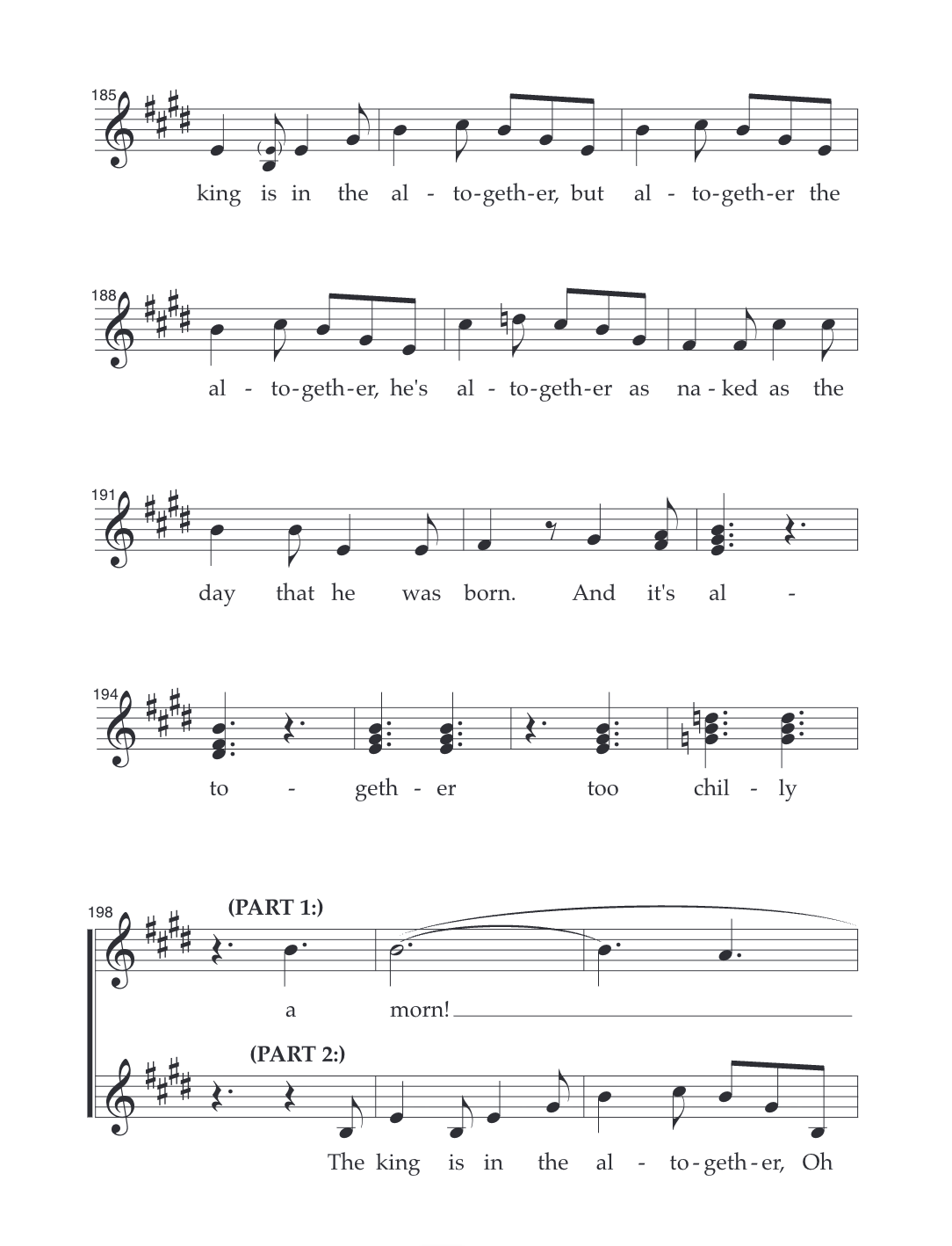 The King's New Clothes