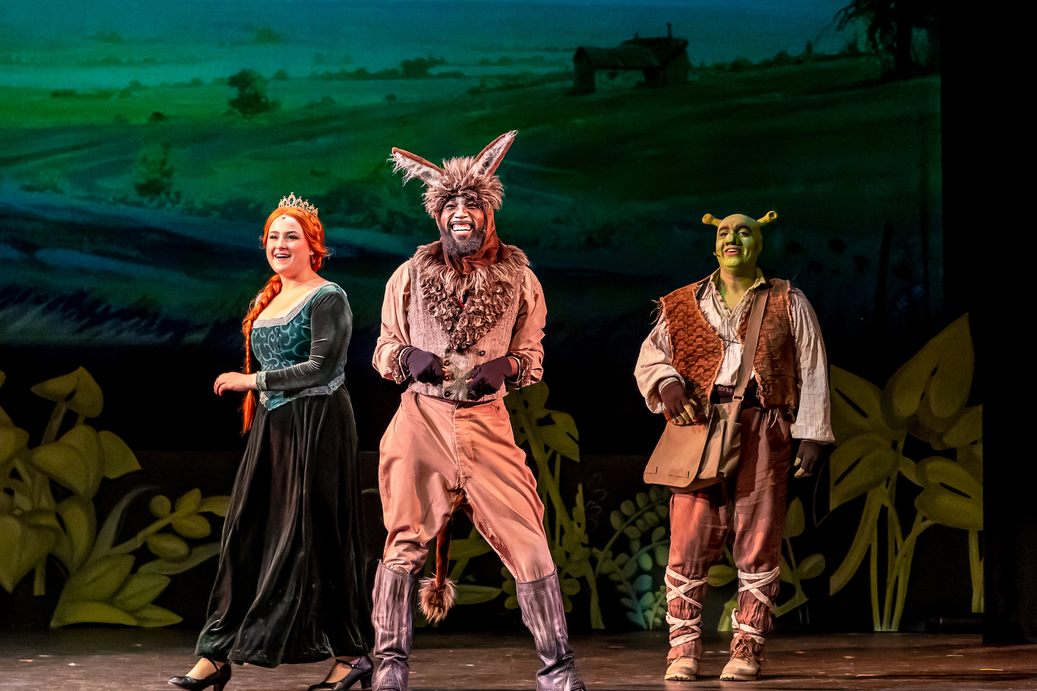 Production photo of Shrek the Musical