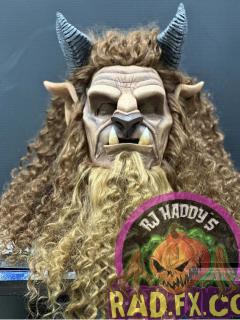 Beast Foam latex mask with hair