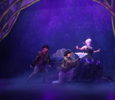 little mermaid animated movie broadway set rental scenery