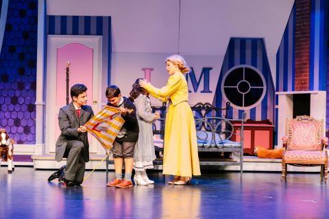 Mary Poppins Broadway Musical Costume Rental Package - Mrs. Banks and the children - Front Row Theatrical - 800-250-3114