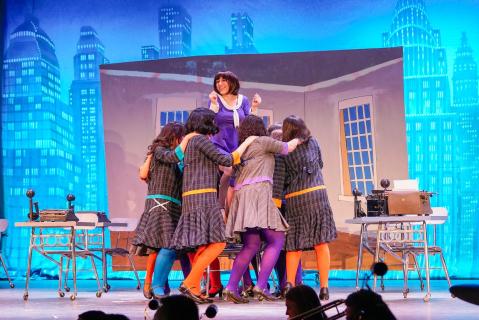 Thoroughly Modern Mille Desks, phones, typewriters