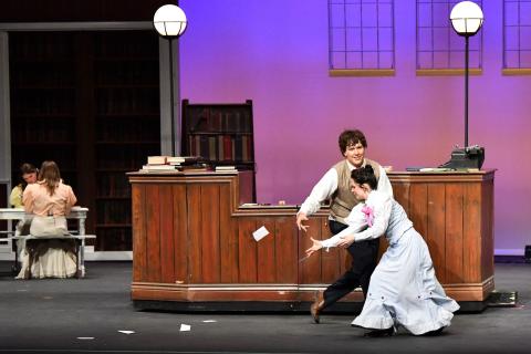 Music Man scenery rental set pieces library - Front Row Theatrical Rental - 800-250-3114