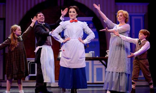Mary Poppins Broadway Musical Costume Rental Package - Mary, the children, Mrs. Banks and Robertson Aye - Front Row Theatrical - 800-250-3114