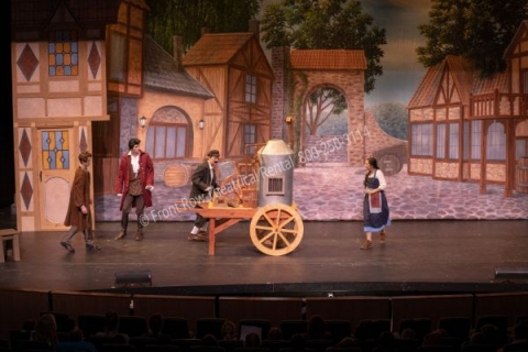 Beauty and the Beast Village- set rental - Front Row Theatrical - 800-250-3114