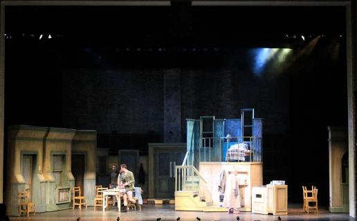 Set from The Gateway's 2015 production of Billy Elliot.