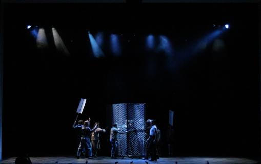 Set from The Gateway's 2015 production of Billy Elliot.