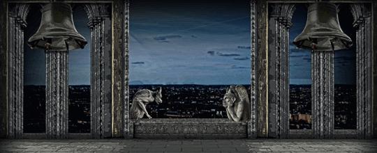 Hunchback of Notre Dame Backdrop Rental