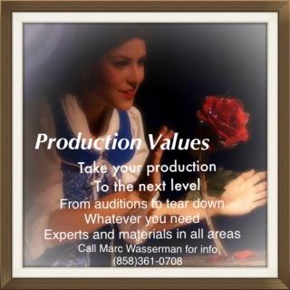 Spectacular Beauty And The Beast enchanted rose, mirror,  props and costumes