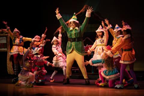 Elf the Musical Costumes, Sets, Props for Rent in Los Angeles, CA