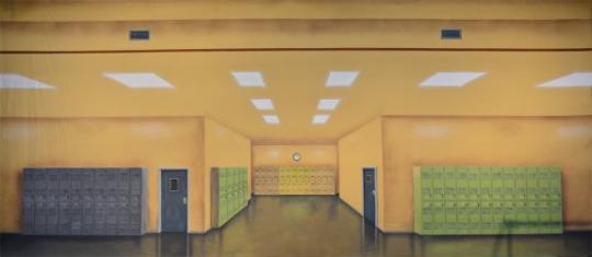 High School Interior Backdrop used in Productions of Grease and High School Musical