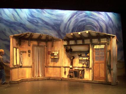 Michael Boyer's set for The Gateway's production of Fiddler on the Roof