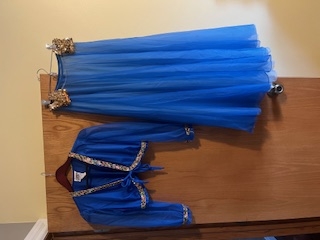 Female Genie vest, skirt