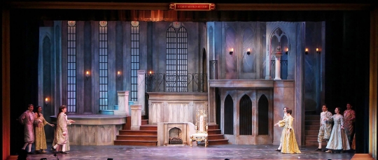 Beauty and the Beast Castle - set rental - Front Row Theatrical - 800-250-3114
