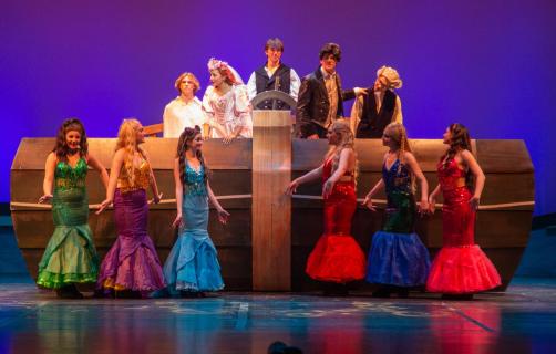 Little Mermaid set rental movie based - Prince Eric's Ship - Front Row Theatrical Rental - 800-250-3114