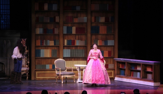 Beauty and the Beast Library - set rental - Front Row Theatrical - 800-250-3114