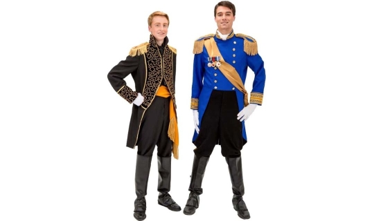 Rental Costumes for Into the Woods – Cinderella’s Prince and Rapunzel’s Prince