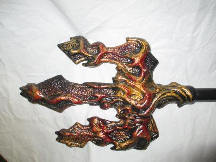 THE LITTLE MERMAID - FLAMING PLASTIC TRITON AND OTHER PROPS AVAILABLE FOR RENT