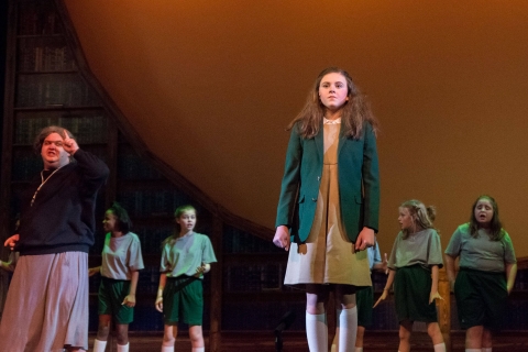Matilda the musical, Broadway costume rental matilda costume, Front Row Theatrical Rental