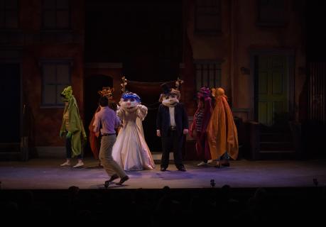 Avenue Q Box Puppets and Wedding Monster Heads