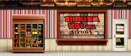 Little Shop of Horrors Backdrop Rental