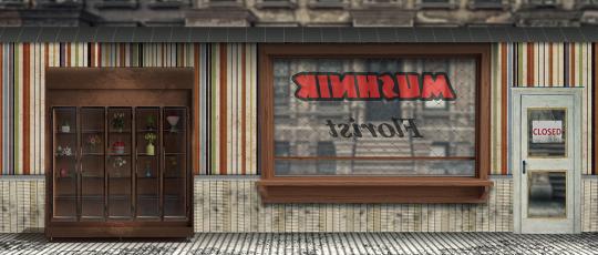 Little Shop of Horrors Backdrop Rental