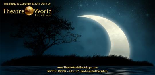 Mystic Moon Scenic Backdrop