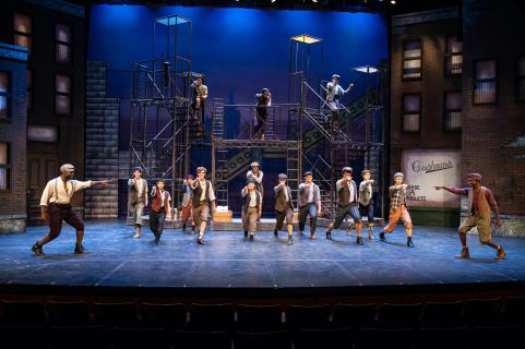 Crane River Theater Newsies Set