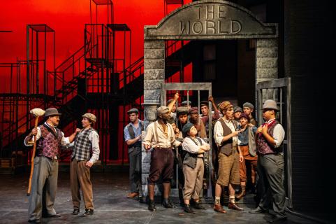 Crane River Theater Newsies Set