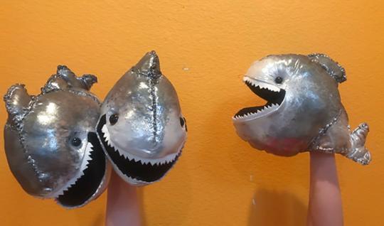 Disaster! the Musical Props and Puppets 