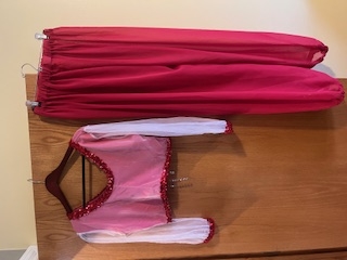 red harem costume