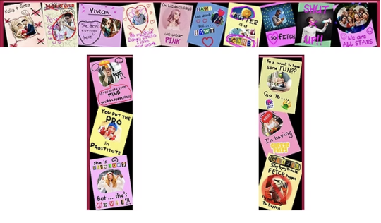 Burn Book leg & border set