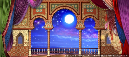 Aladdin Backdrops For Rent | Music Theatre International