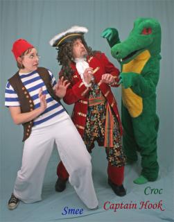 Smee Captain Hook and Crocodile