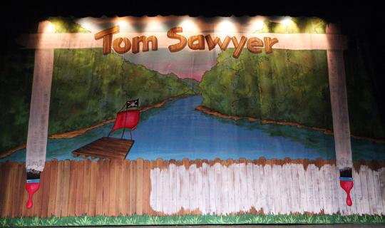 Tom Sawyer backdrop for rent