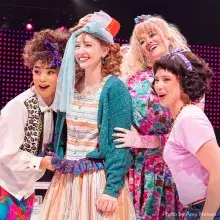 Tiyanna Gentry (Scarlet Walton), Christina Priestner (Teen Samantha Craig), Anna Louise Bramlett (Ella Menken), and Marina Jensen (Camelia Shacklebaum). Photo Credit: Amy Nelson