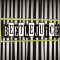A black and white striped background with the Beetlejuice JR logo