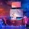 Little Mermaid Scenery Rental - sets - Price Erics Boat - Front Row Theatrical Rental 800-250-3114