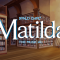 A library with the Matilda logo curtain warmer